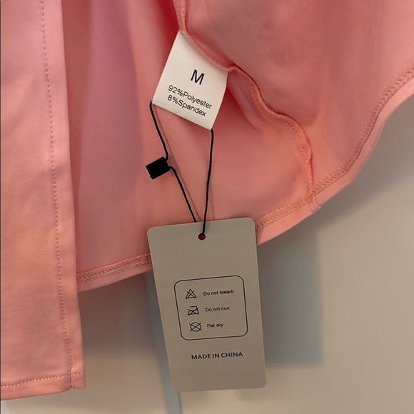 Athleisure Pink Dress + Spandex Shorts - Picture 6 of 10